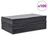 vidaXL Абсорбиращи масло подложки, 100 бр., сиви, 40x50 см