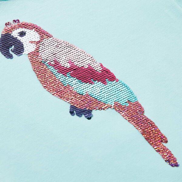 Детска тениска, светла аква, 104