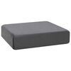 vidaXL Възглавница за сядане 40 x 40 x 10 см PU пяна Сиво