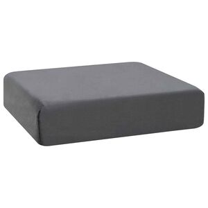 vidaXL Възглавница за сядане 40 x 40 x 10 см PU пяна Сиво