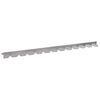 vidaXL Ограда за трева 20 pcs 102 x 4 x 4 см Стомана Сребристо