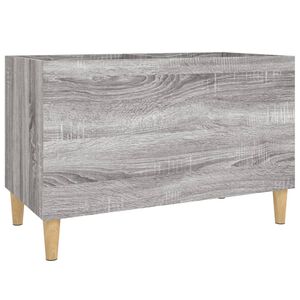 vidaXL Шкаф за винилови плочи сив сонома 74,5x38x48 см инженерно дърво