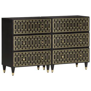 vidaXL Странични шкафове 2 бр 60x33x75 см манго масивно дърво