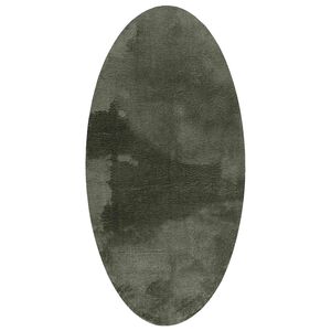 vidaXL Килим HUARTE Леснозелен 150 x 80 cm 100% полиестер