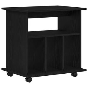 vidaXL Плъзгащ кабинет 60 x 45 x 55 см Инженерна дървесина Черния дъб