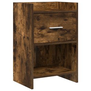 vidaXL Нощни маси Опушен дъб 40 x 30 x 60 cm Инженерна дървесина