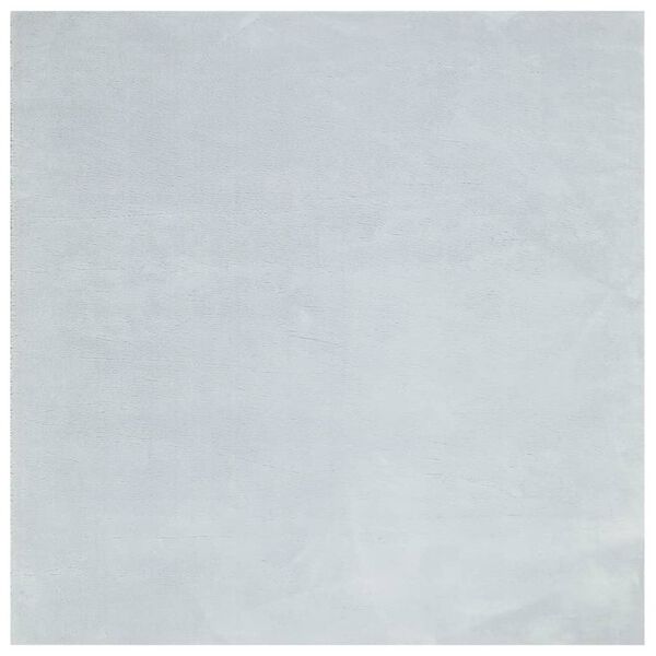 vidaXL Килим HUARTE с къс косъм, мек и миещ се, син, 240x240 см