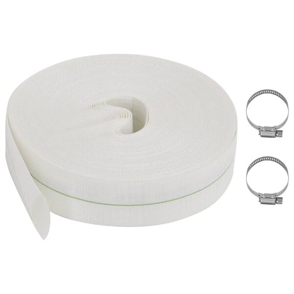 vidaXL Плосък маркуч 50 м 1,5" PE