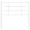 vidaXL Метална резервна табла за легло, бяла, 100 см