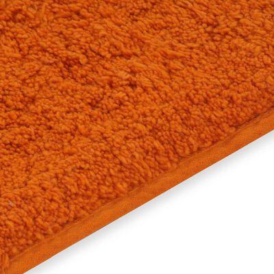 vidaXL Комплект постелки за баня, 2 бр, текстил, оранжеви