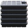 vidaXL Асортиментни кутии 5 бр 40x30x5 см полипропилен