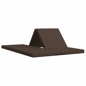 vidaXL Сгъваем диван легло 140 x 67 x 15 см Таупе