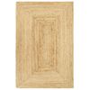 vidaXL Ръчно тъкан килим от юта, 180x250 см