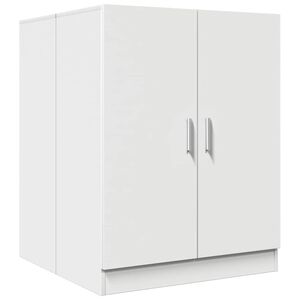 vidaXL Шкаф за пералня, бял, 71x71,5x91,5 см