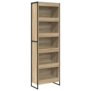 vidaXL Шкаф за книги 60 x 30 x 189,5 см Дъб сонома
