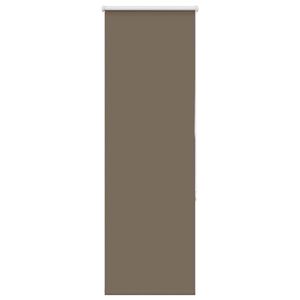 vidaXL Ролетна щора, затъмняваща, кафява, 40x130 см, ширина на плата 35,7 см, полиестер