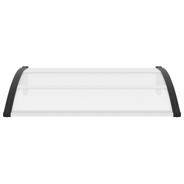 vidaXL Навес за врата 120x100 см PC