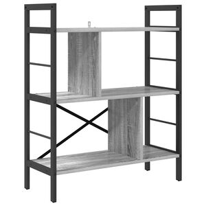 vidaXL Рафт за книги 5 нива 75 x 30 x 91 см Инженерна дървесина