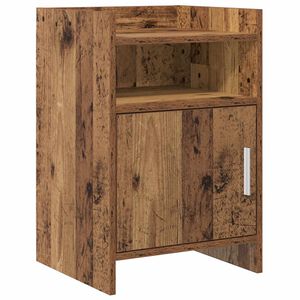 vidaXL Нощни маси Старо дърво 40 x 36 x 60 см Инженерна дървесина