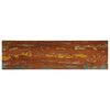vidaXL Плот за маса 110x20x3,8 см правоъгълен регенерирано дърво масив