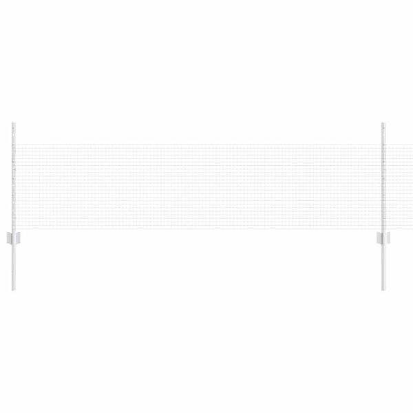 vidaXL Ограда с пост Сребрист 0,5 x 100 м Стомана