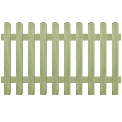 vidaXL Решетъчна ограда, импрегнирано борово дърво, 170x100 см, 6/9 см