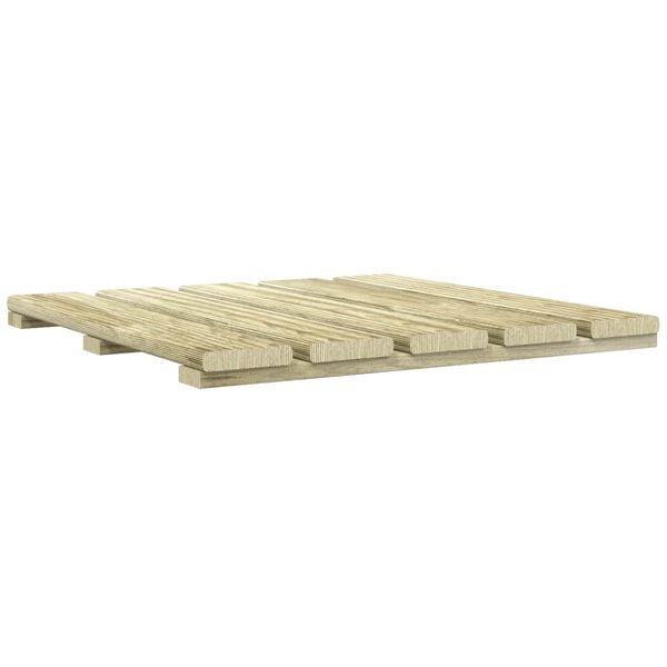 vidaXL Плочка за decking 6 pcs Зелен 50 x 50 cm