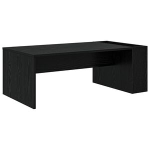 vidaXL Масичка за кафе Черния дъб 95 x 50 x 34 см Инженерно дърво