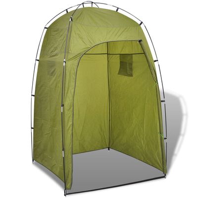 vidaXL Палатка за душ/WC/преобличане, зелена