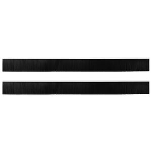 vidaXL Самозалепващи се четки за уплътняване на врати 2 pcs Бяло