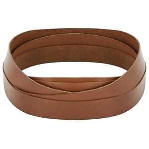 vidaXL Кожен ремък 1 Кафяво 1000 x 2,5 см Кожа