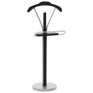 vidaXL Стояща закачалка за костюм, 45x35x107 см, черно и сиво