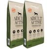 vidaXL Премиум храна за кучета Adult Active Chicken &amp; Fish (2 x 15 кг)