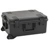 vidaXL Преносим калъф за полет, черен, 62,5x50x28,5 см, PP