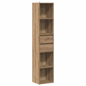 vidaXL Шкаф за книги Artisan Oak 36x30x171 cm Инженерна дървесина
