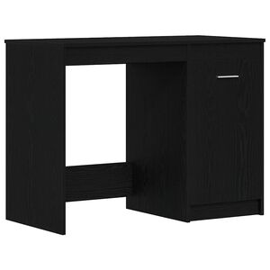 vidaXL Бюро Черния дъб 100 x 50 x 76 см Инженерна дървесина