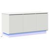 vidaXL ТВ шкаф 100 x 38 x 49 см Бяло Инженерна дървесина