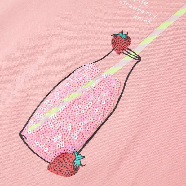 Детска тениска, розова, 116