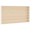 vidaXL Дървена колекционерска витрина с 6 рафта 80x8,5x55 см