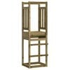 vidaXL Кула за игра 53x46,5x169 см импрегнирана борова дървесина