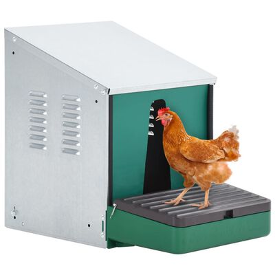 vidaXL Автоматичен полог за кокошки