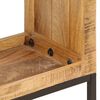 vidaXL Етажерка за книги, 40x30x175 см, мангово дърво масив