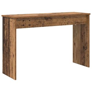 vidaXL Стойка за клавиатура Старо дърво 100 x 32 x 64 см