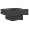 vidaXL Котел за огън Черно 80 x 80 x 40 cm Патинираща стомана