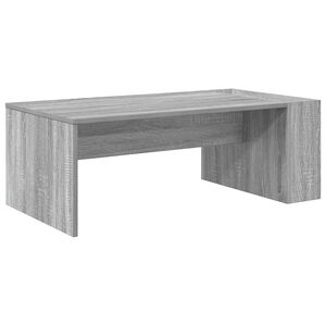 vidaXL Масичка за кафе Сив Сонома 95 x 50 x 34 см Инженерна дървесина