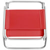 vidaXL Сгъваеми плажни столове, 2 бр, червени, текстил