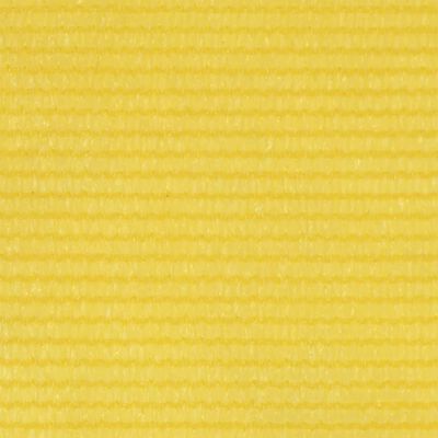 vidaXL Балконски параван, жълт, 90x500 см, HDPE