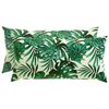 vidaXL Калъфка за възглавница 2 pcs HEERLEN Мотив с листа 40 x 80 cm