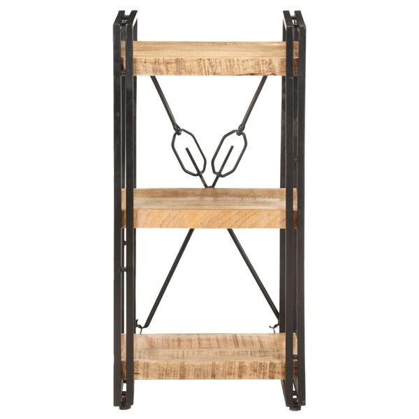 vidaXL Библиотека с 3 рафта, 40x30x80 см, манго масив