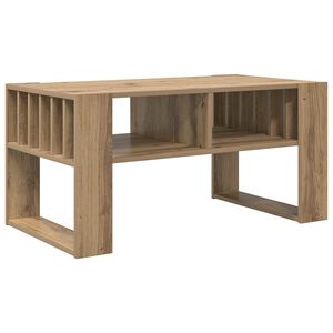 vidaXL Масичка за кафе Дъб 92 x 49,5 x 45 см Инженерна дървесина